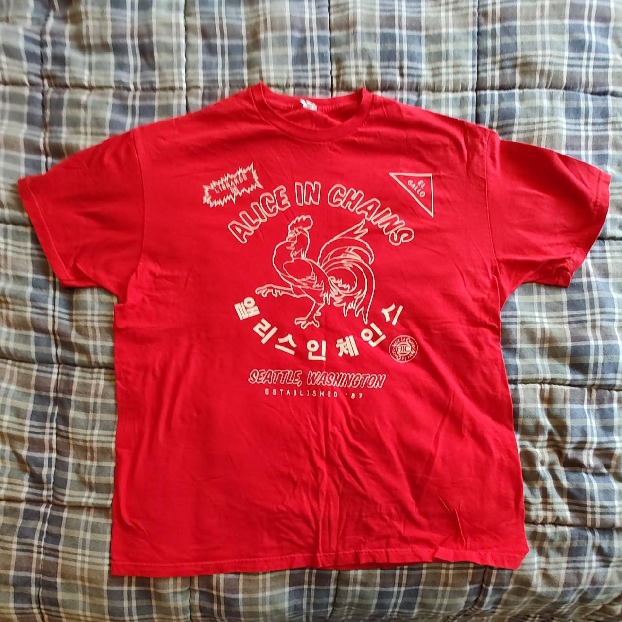 Alice In Chains Super Rare Sriracha Black Friday 2016 Official T-Shirt 2xl Xxl